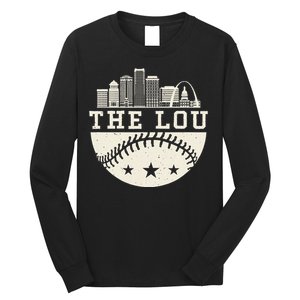 Baseball Season St. Louis The Lou Fan Hometown Long Sleeve Shirt