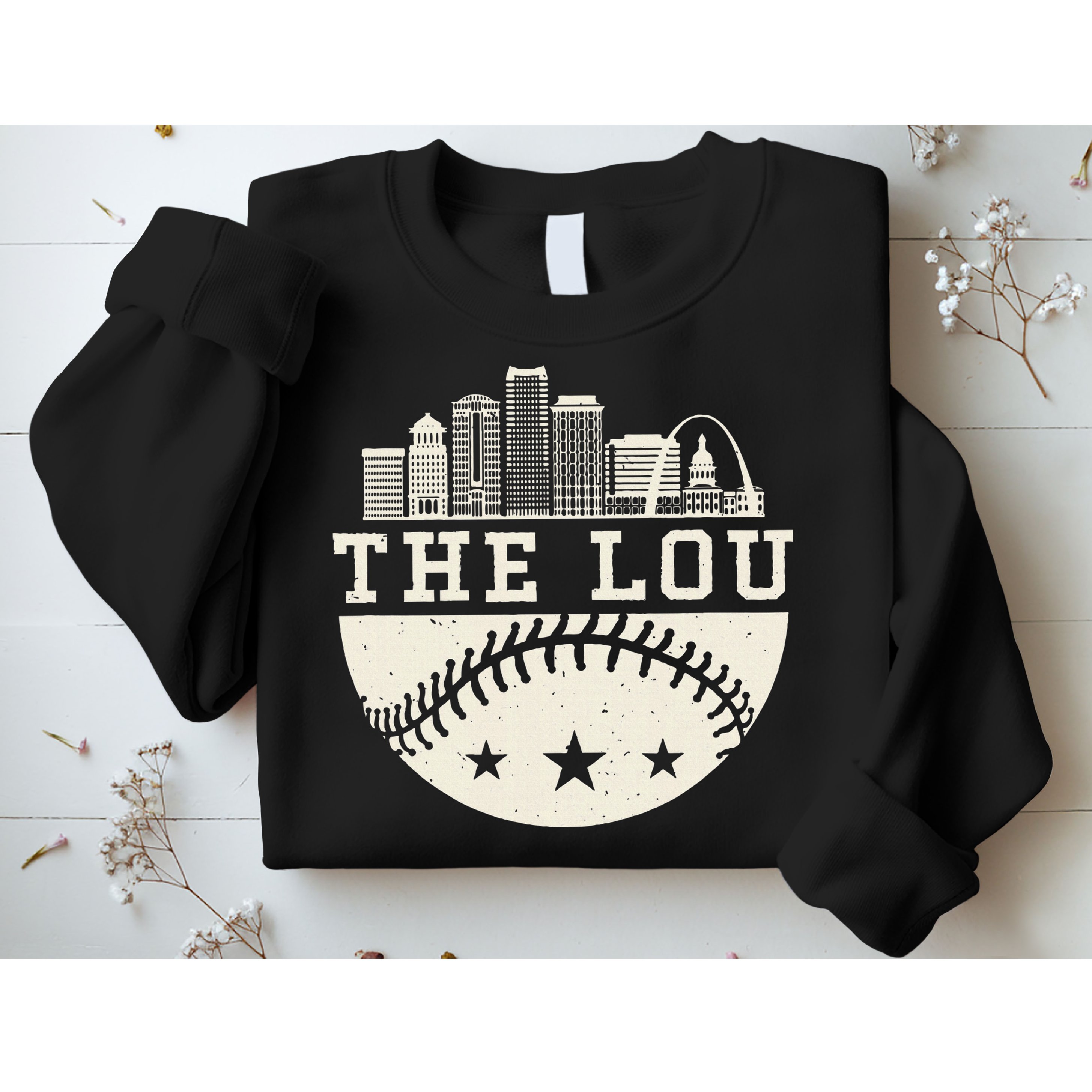 Baseball Season St. Louis The Lou Fan Hometown Sweatshirt