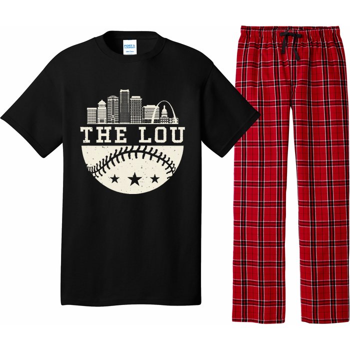 Baseball Season St. Louis The Lou Fan Hometown Pajama Set