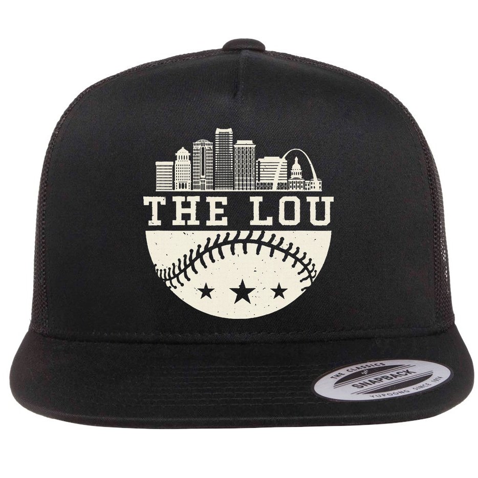 Baseball Season St. Louis The Lou Fan Hometown Flat Bill Trucker Hat