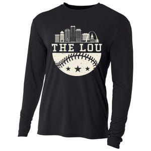 Baseball Season St. Louis The Lou Fan Hometown Cooling Performance Long Sleeve Crew