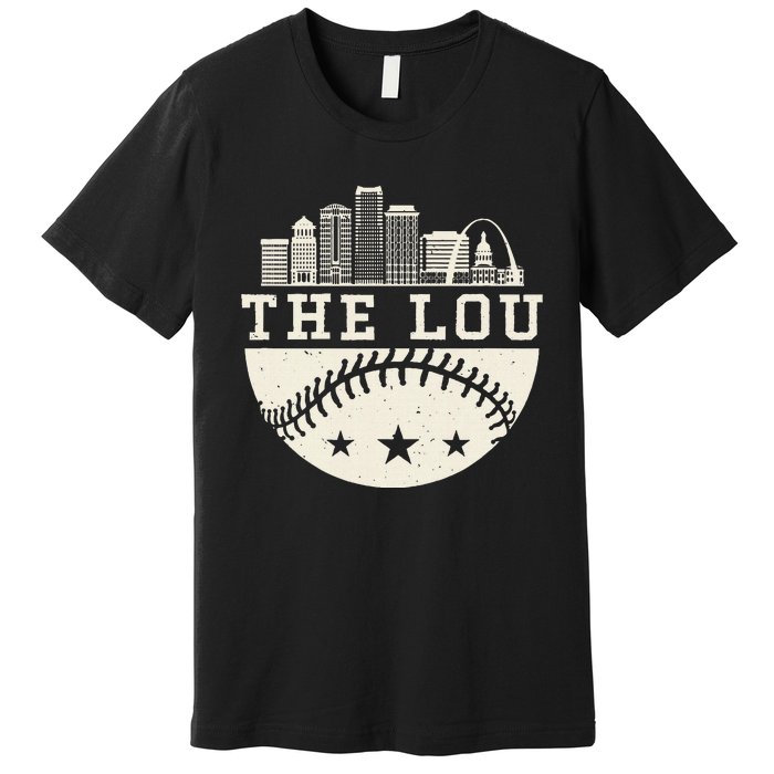 Baseball Season St. Louis The Lou Fan Hometown Premium T-Shirt