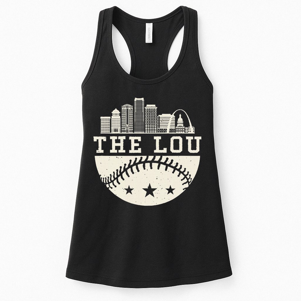 Baseball Season St. Louis The Lou Fan Hometown Womens Tank Top