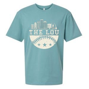 Baseball Season St. Louis The Lou Fan Hometown Sueded Cloud Jersey T-Shirt