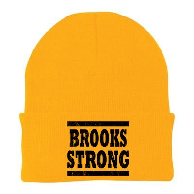 Brooks Strong Squad Family Reunion Last Name Team Custom Gift Knit Cap Winter Beanie