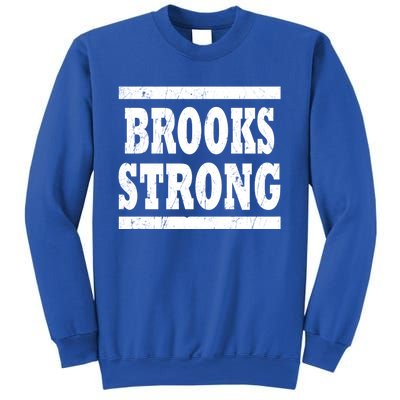 Brooks Strong Squad Family Reunion Last Name Team Custom Gift Sweatshirt