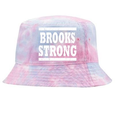 Brooks Strong Squad Family Reunion Last Name Team Custom Gift Tie-Dyed Bucket Hat