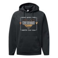 Best School Social Worker Appreciation Performance Fleece Hoodie