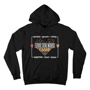 Best School Social Worker Appreciation Hoodie