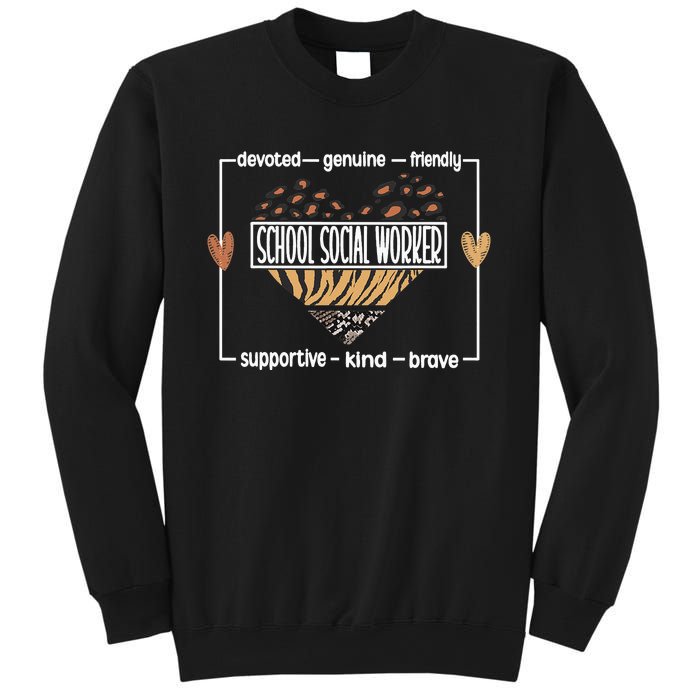 Best School Social Worker Appreciation Sweatshirt