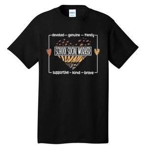 Best School Social Worker Appreciation Tall T-Shirt