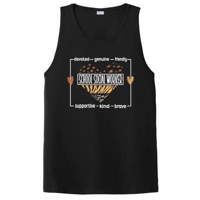 Best School Social Worker Appreciation PosiCharge Competitor Tank