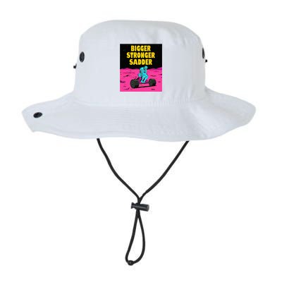 Bigger Stronger Sadder Weightlifting Bodybuilding Legacy Cool Fit Booney Bucket Hat