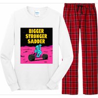 Bigger Stronger Sadder Weightlifting Bodybuilding Long Sleeve Pajama Set