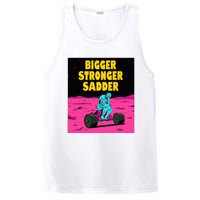 Bigger Stronger Sadder Weightlifting Bodybuilding PosiCharge Competitor Tank