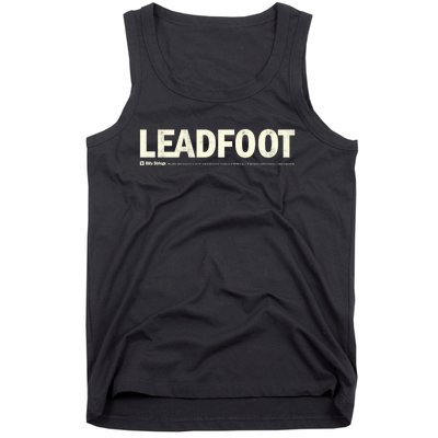 Billy Strings Store Bumper Sticker Leadfoot Tank Top