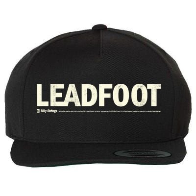 Billy Strings Store Bumper Sticker Leadfoot Wool Snapback Cap