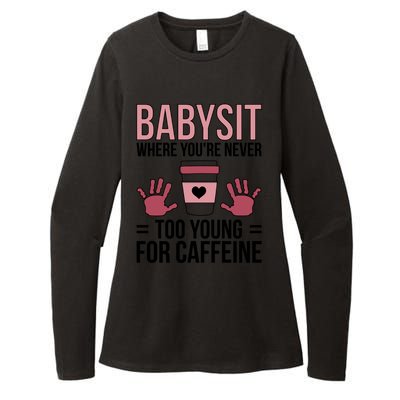 Babysit Sitter Sitting Sitters Cute Gift Womens CVC Long Sleeve Shirt