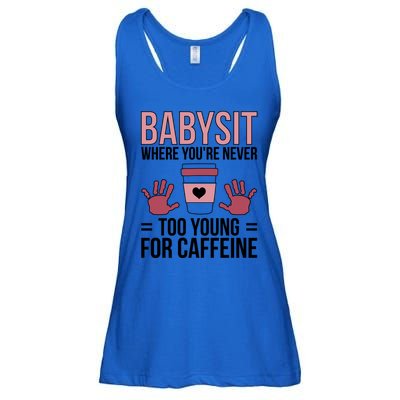 Babysit Sitter Sitting Sitters Cute Gift Ladies Essential Flowy Tank