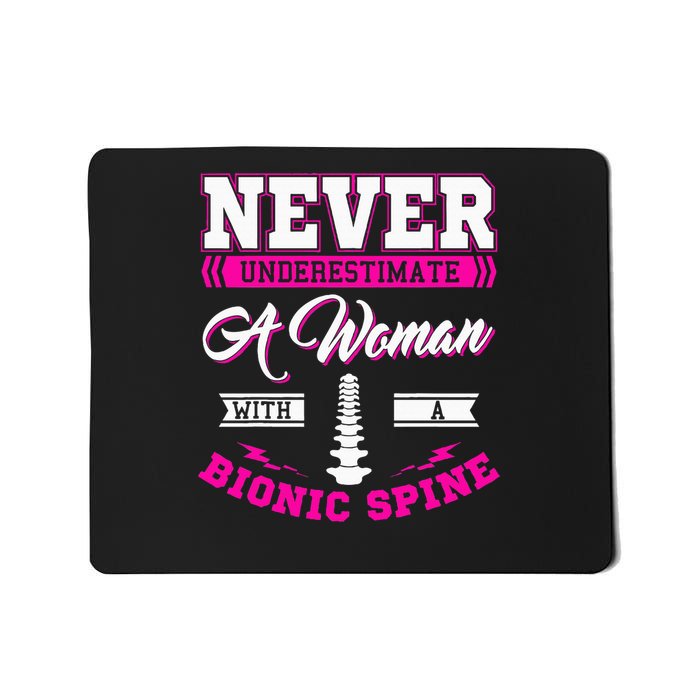 Bionic Spine Surgery Survivor Back Spinal Fusion Recovery Mousepad