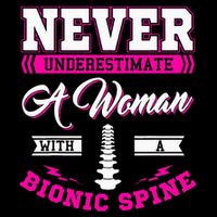 Bionic Spine Surgery Survivor Back Spinal Fusion Recovery Wool Snapback Cap