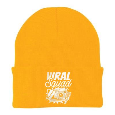 Blogger Squad Social Media Content Creator Blog Blogging Knit Cap Winter Beanie