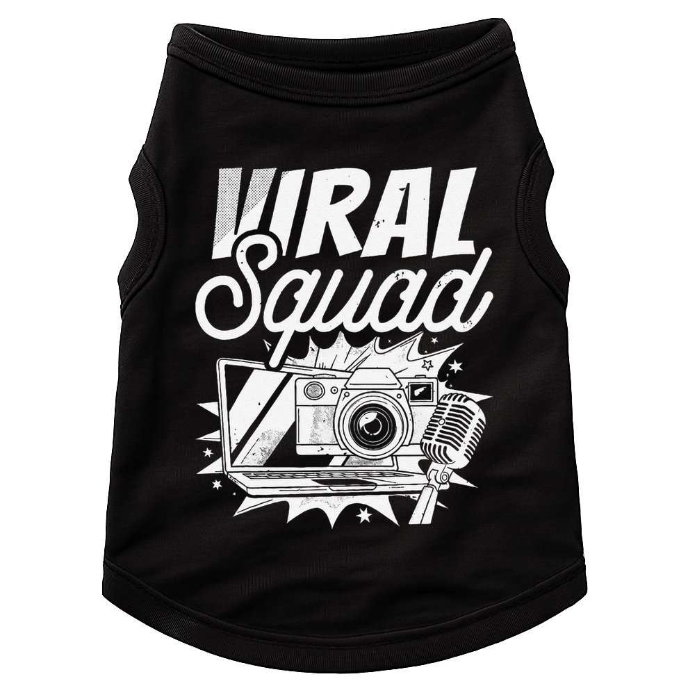 Blogger Squad Social Media Content Creator Blog Blogging Doggie Tank