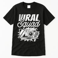 Blogger Squad Social Media Content Creator Blog Blogging Tall T-Shirt