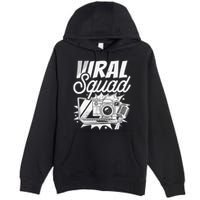 Blogger Squad Social Media Content Creator Blog Blogging Premium Pullover Hoodie