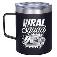 Blogger Squad Social Media Content Creator Blog Blogging 12oz Stainless Steel Coffee Mug
