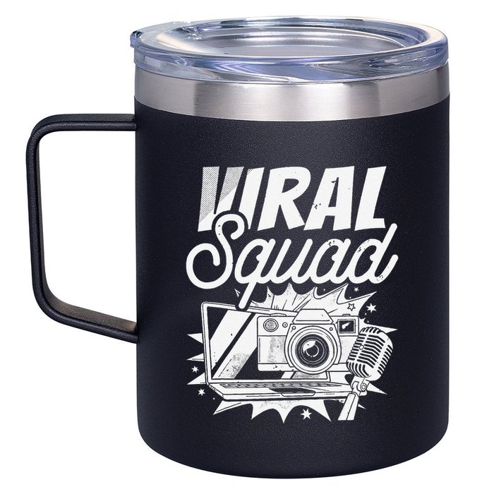 Blogger Squad Social Media Content Creator Blog Blogging 12oz Stainless Steel Coffee Mug