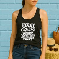 Blogger Squad Social Media Content Creator Blog Blogging Womens Tank Top