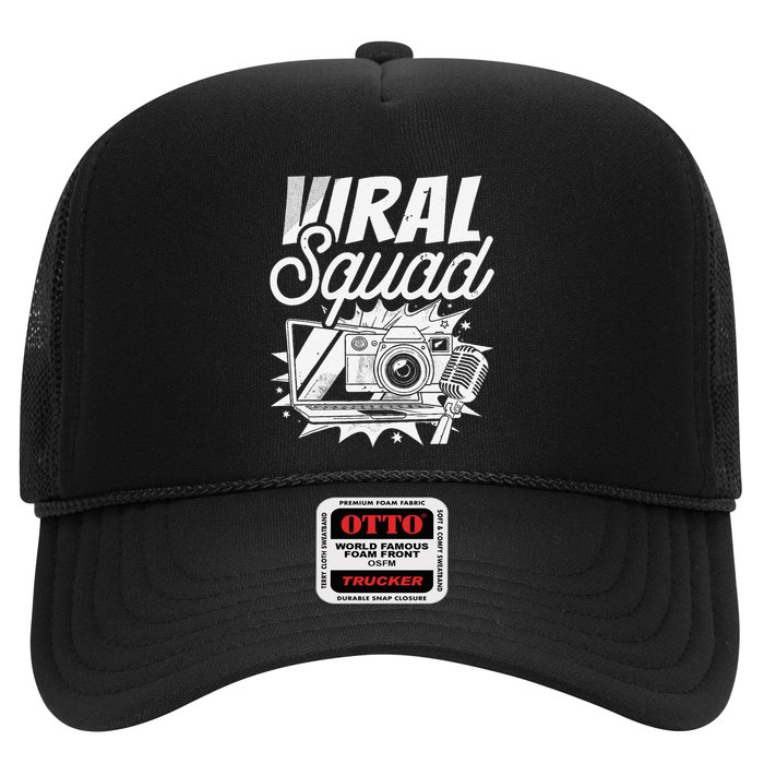 Blogger Squad Social Media Content Creator Blog Blogging Hat