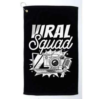 Blogger Squad Social Media Content Creator Blog Blogging Golf Towel