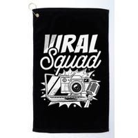 Blogger Squad Social Media Content Creator Blog Blogging Golf Towel