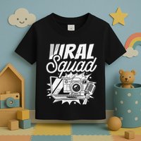 Blogger Squad Social Media Content Creator Blog Blogging Toddler T-Shirt