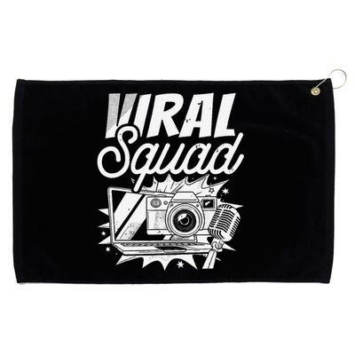 Blogger Squad Social Media Content Creator Blog Blogging Grommeted Golf Towel