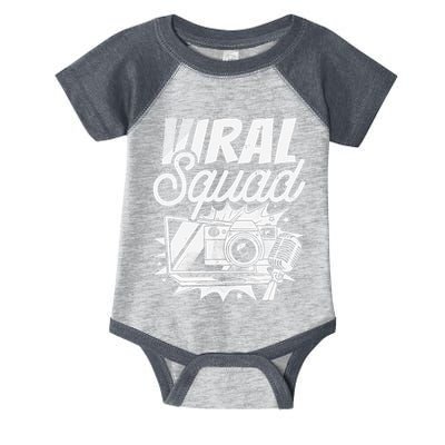 Blogger Squad Social Media Content Creator Blog Blogging Infant Baby Jersey Bodysuit