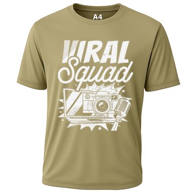 Blogger Squad Social Media Content Creator Blog Blogging Performance Shirt