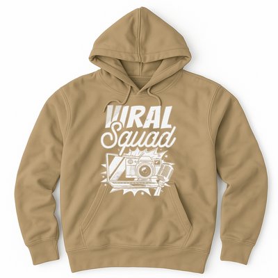 Blogger Squad Social Media Content Creator Blog Blogging Hoodie