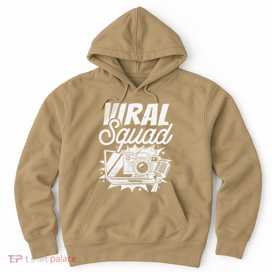 Blogger Squad Social Media Content Creator Blog Blogging Hoodie