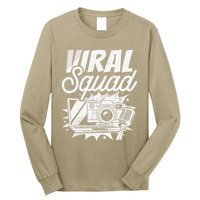 Blogger Squad Social Media Content Creator Blog Blogging Long Sleeve Shirt