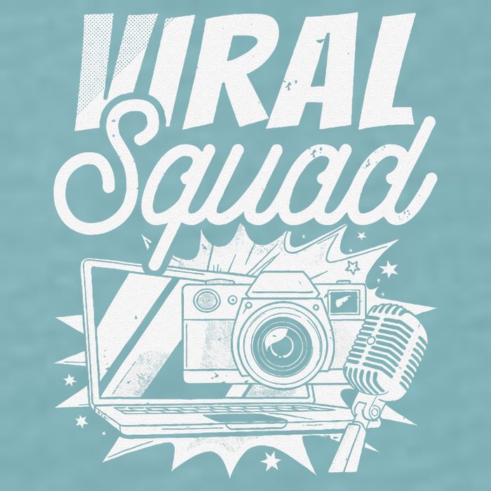 Blogger Squad Social Media Content Creator Blog Blogging Sueded Cloud Jersey T-Shirt