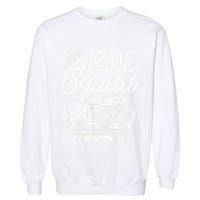 Blogger Squad Social Media Content Creator Blog Blogging Garment-Dyed Sweatshirt