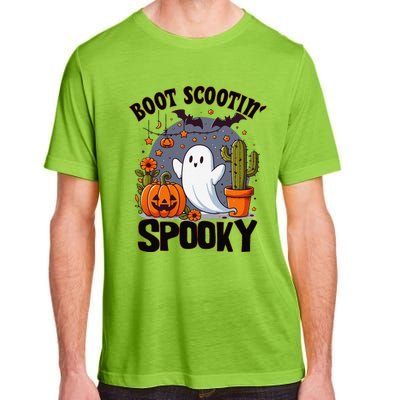 Boot Scootin Spooky Cowboy Halloween Ghost Cute Spooky Adult ChromaSoft Performance T-Shirt