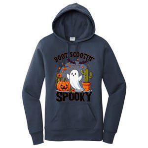 Boot Scootin Spooky Cowboy Halloween Ghost Cute Spooky Women's Pullover Hoodie