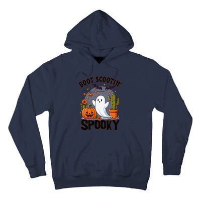 Boot Scootin Spooky Cowboy Halloween Ghost Cute Spooky Tall Hoodie