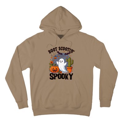 Boot Scootin Spooky Cowboy Halloween Ghost Cute Spooky Hoodie