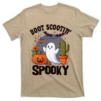 Boot Scootin Spooky Cowboy Halloween Ghost Cute Spooky T-Shirt