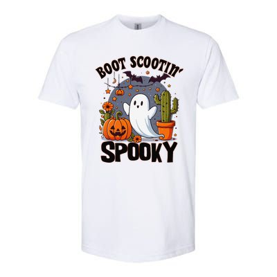 Boot Scootin Spooky Cowboy Halloween Ghost Cute Spooky Softstyle CVC T-Shirt